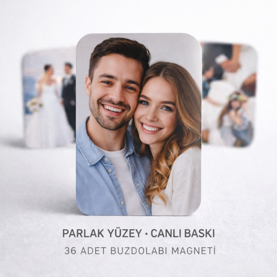 36 Adet Buzdolabı Magneti