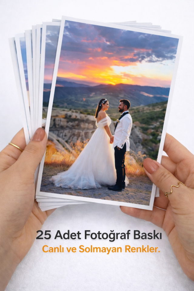25 Adet Fotoğraf Baskısı